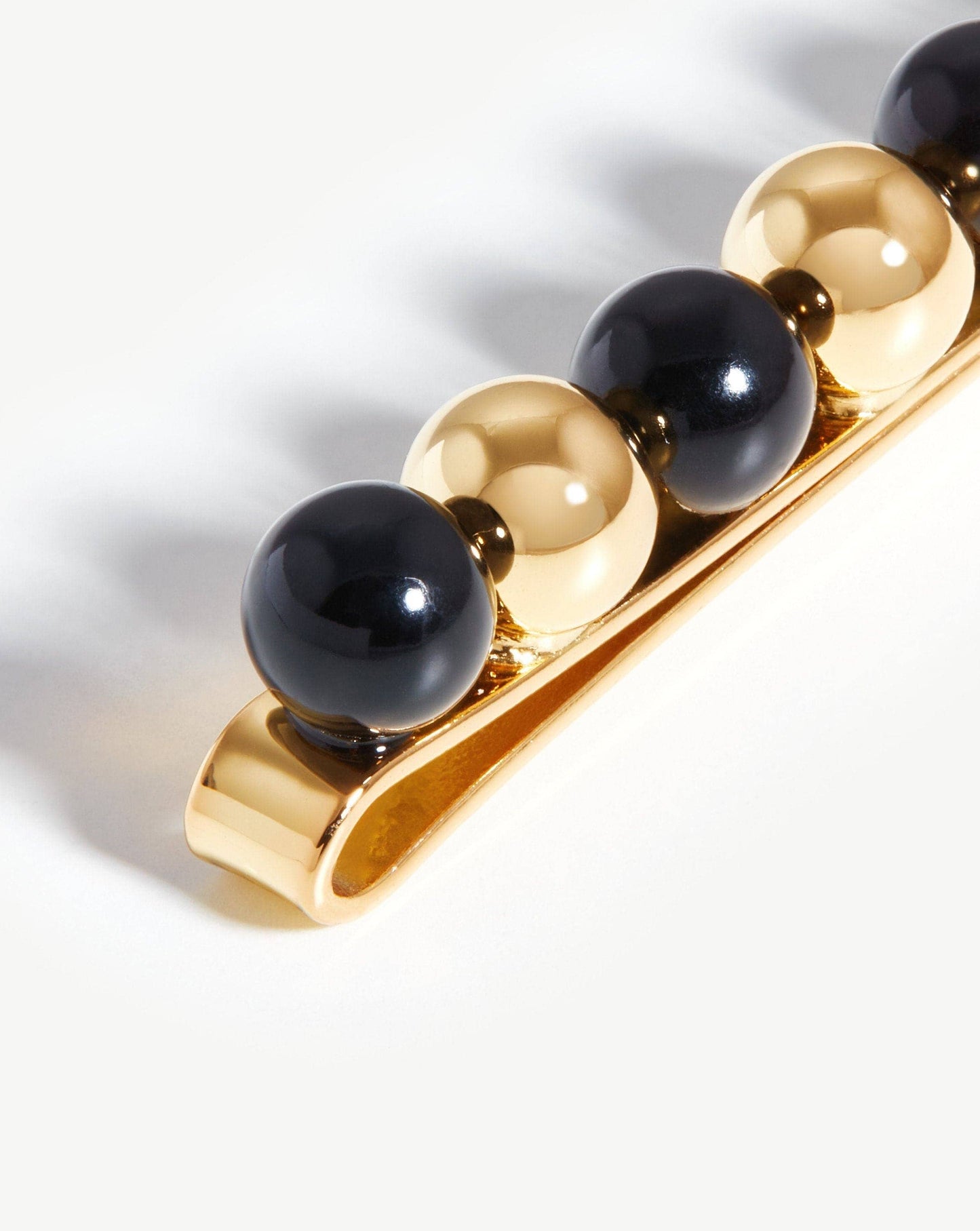 Mini Sphere Beaded Hair Clip
