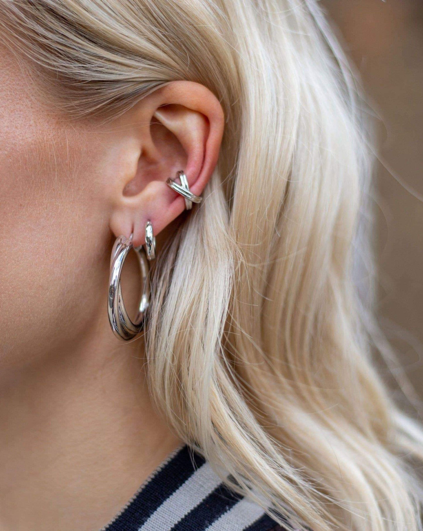 Mini Tunnel Hoop Earrings