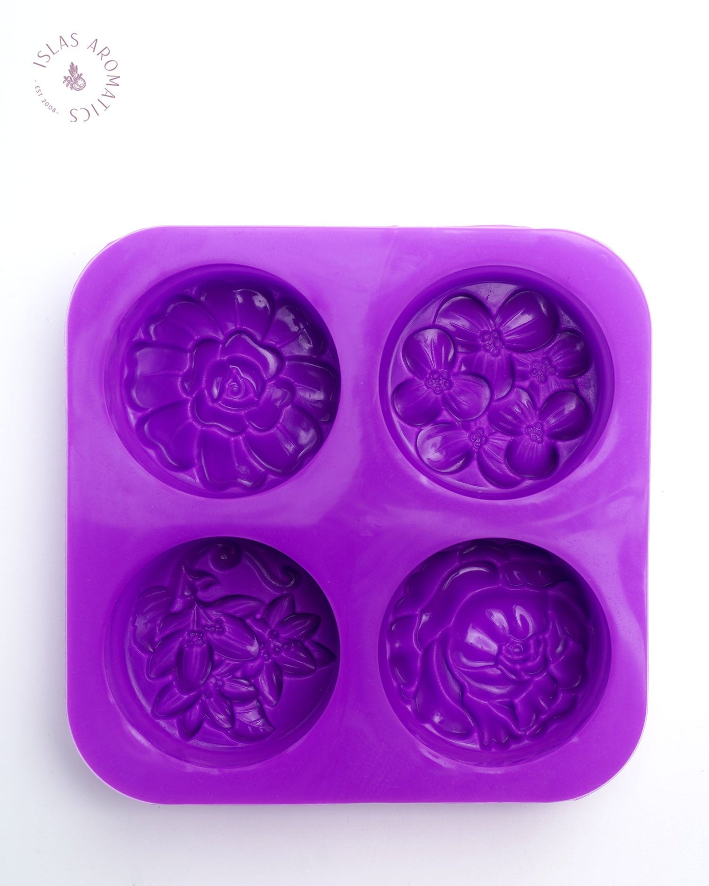 Round Mold Floral Embed Design #1