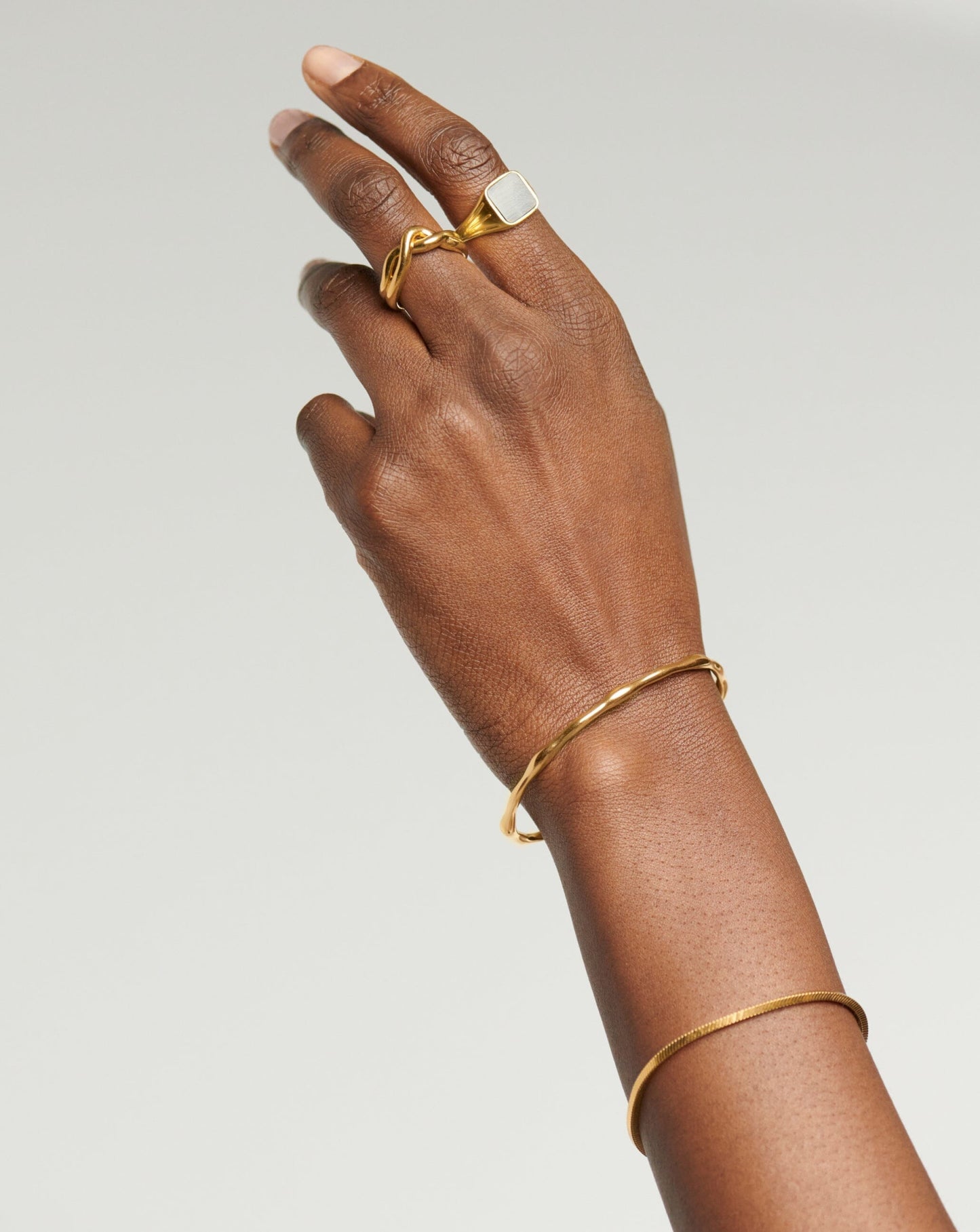 Magma Cuff Bracelet | 18ct Gold Plated