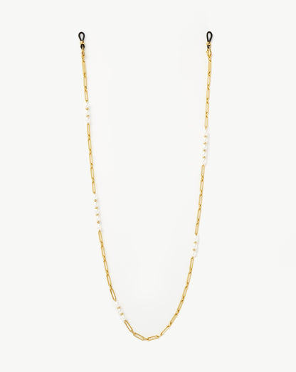 Paperclip Pearl Eyewear Chain