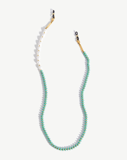 Pearl & Beaded Gemstone Eyewear Chain