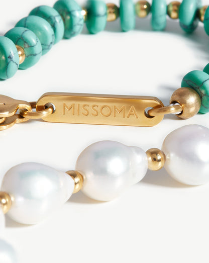 Pearl & Beaded Gemstone Eyewear Chain