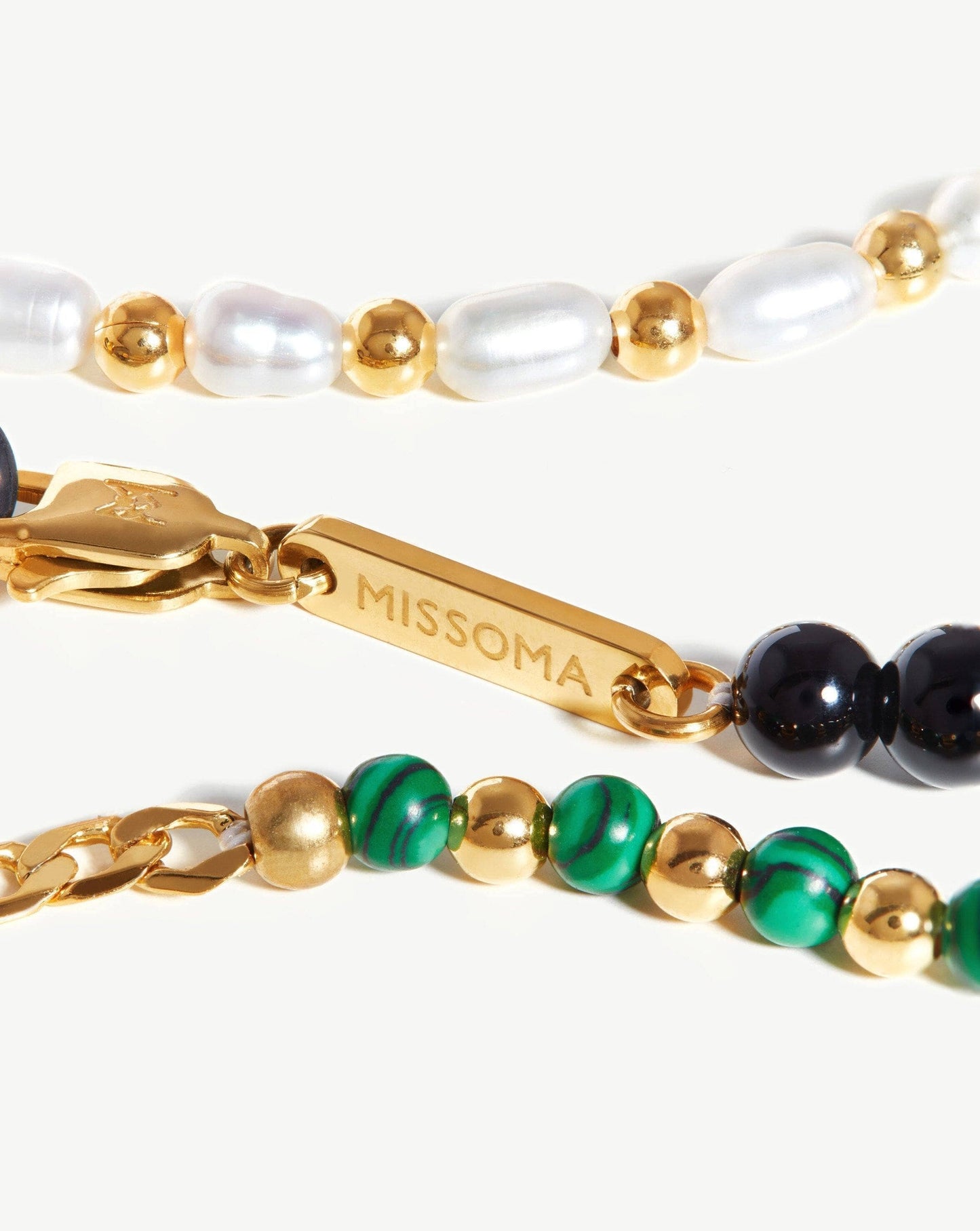 Pearl & Gemstone Curb Eyewear Chain