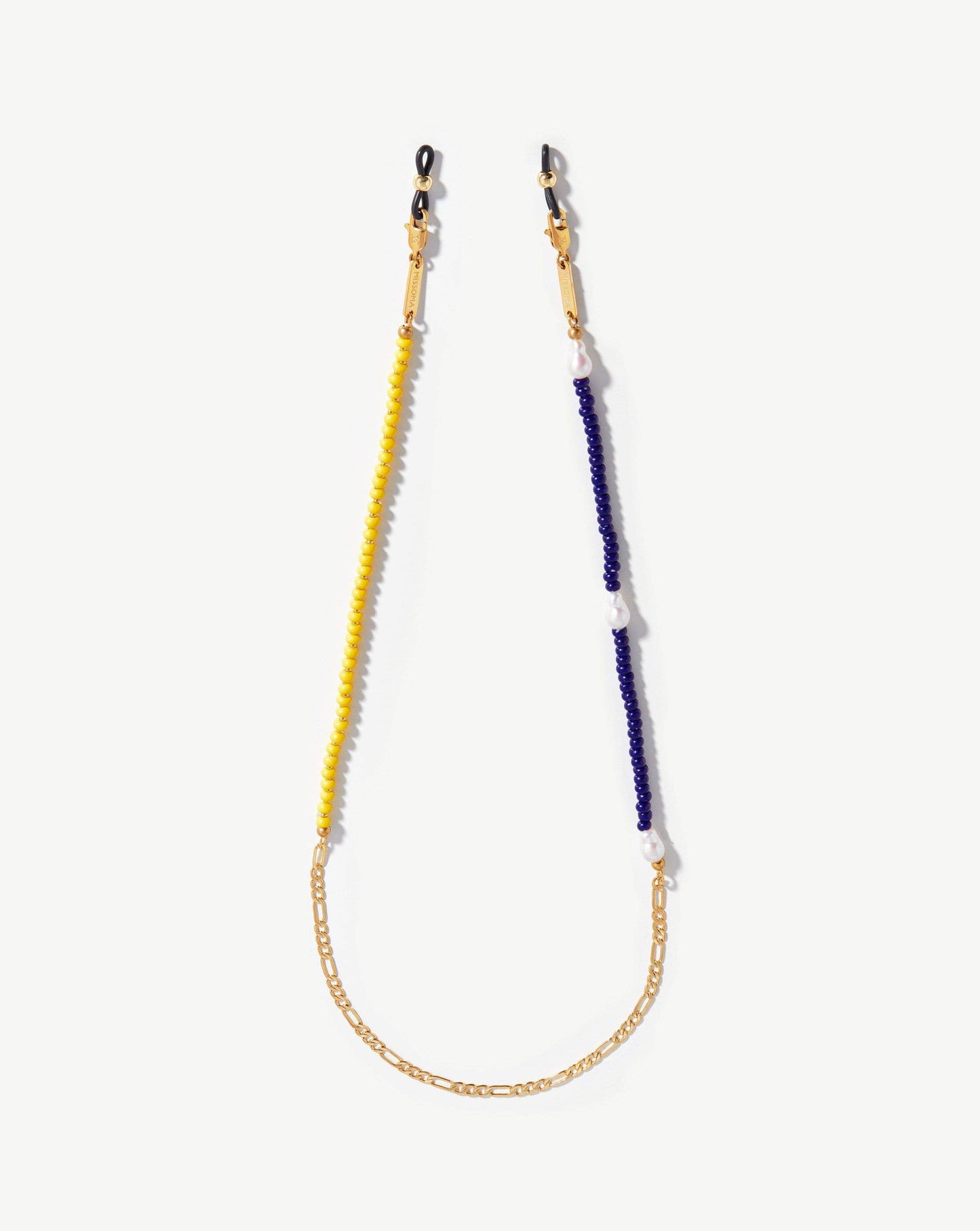 Pearl, Multi Rondelle & Figaro Eyewear Chain