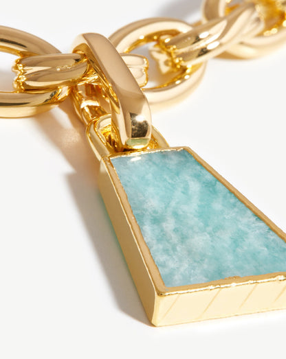Pyramid Lariat Chain Necklace