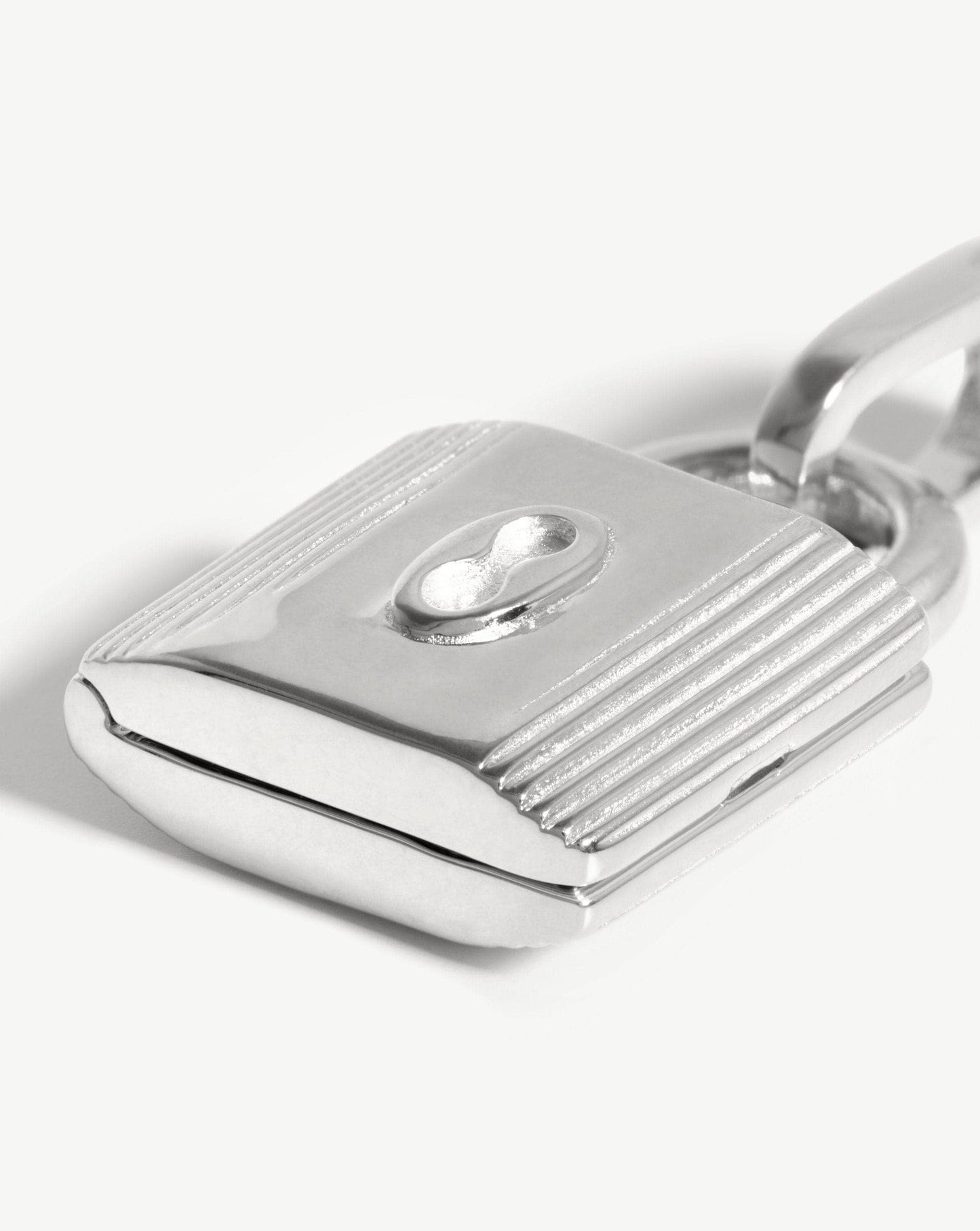 Ridge Padlock Locket Clip-On Pendant