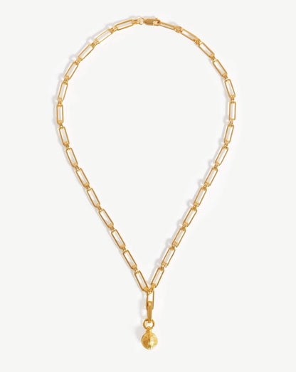 Ridge Sphere Aegis Chain Necklace