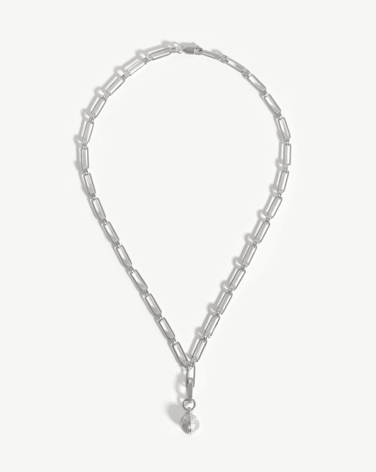 Ridge Sphere Aegis Chain Necklace