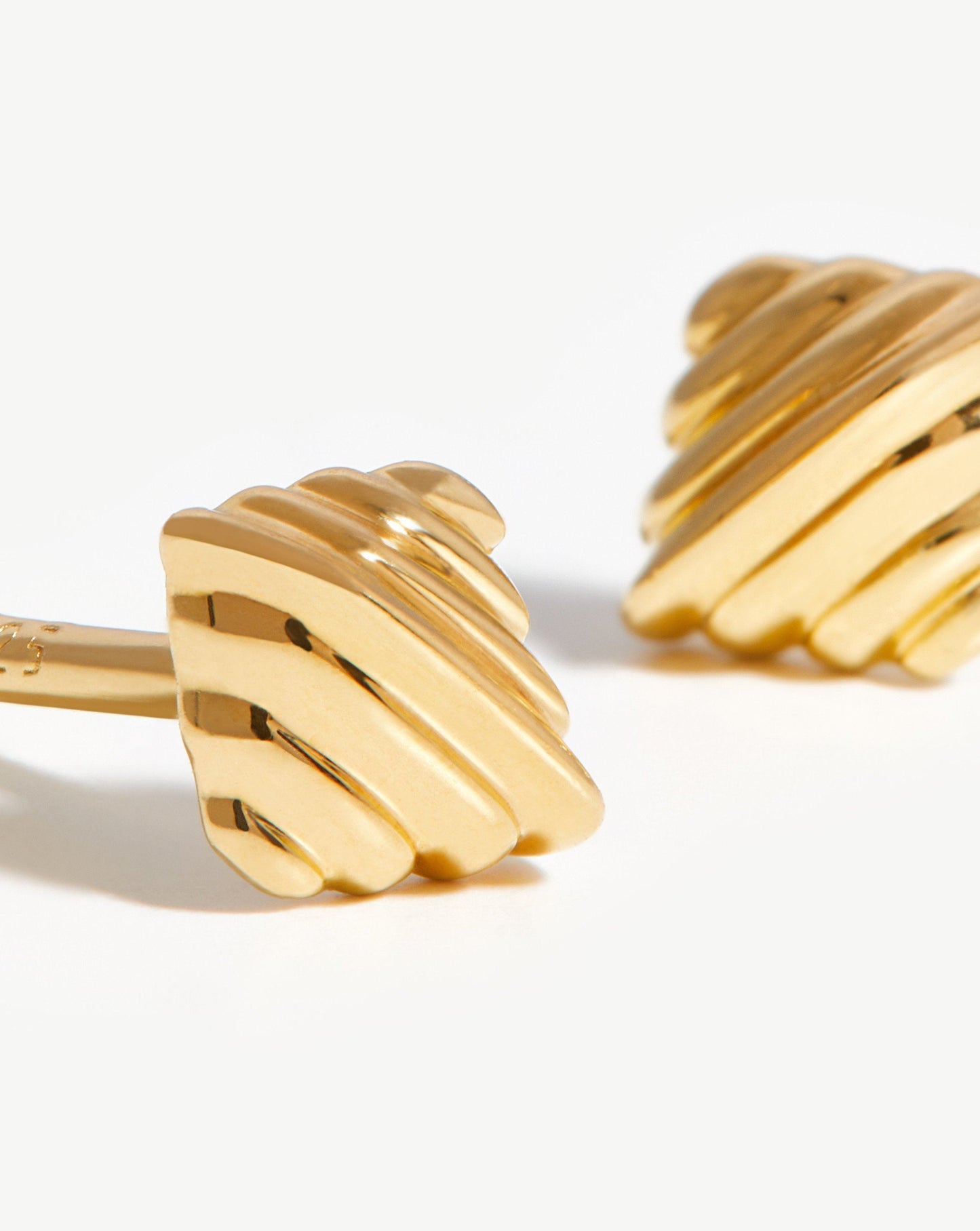 Ridge Stud Earrings
