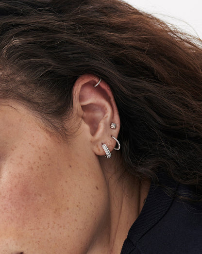 Ridge Stud Earrings