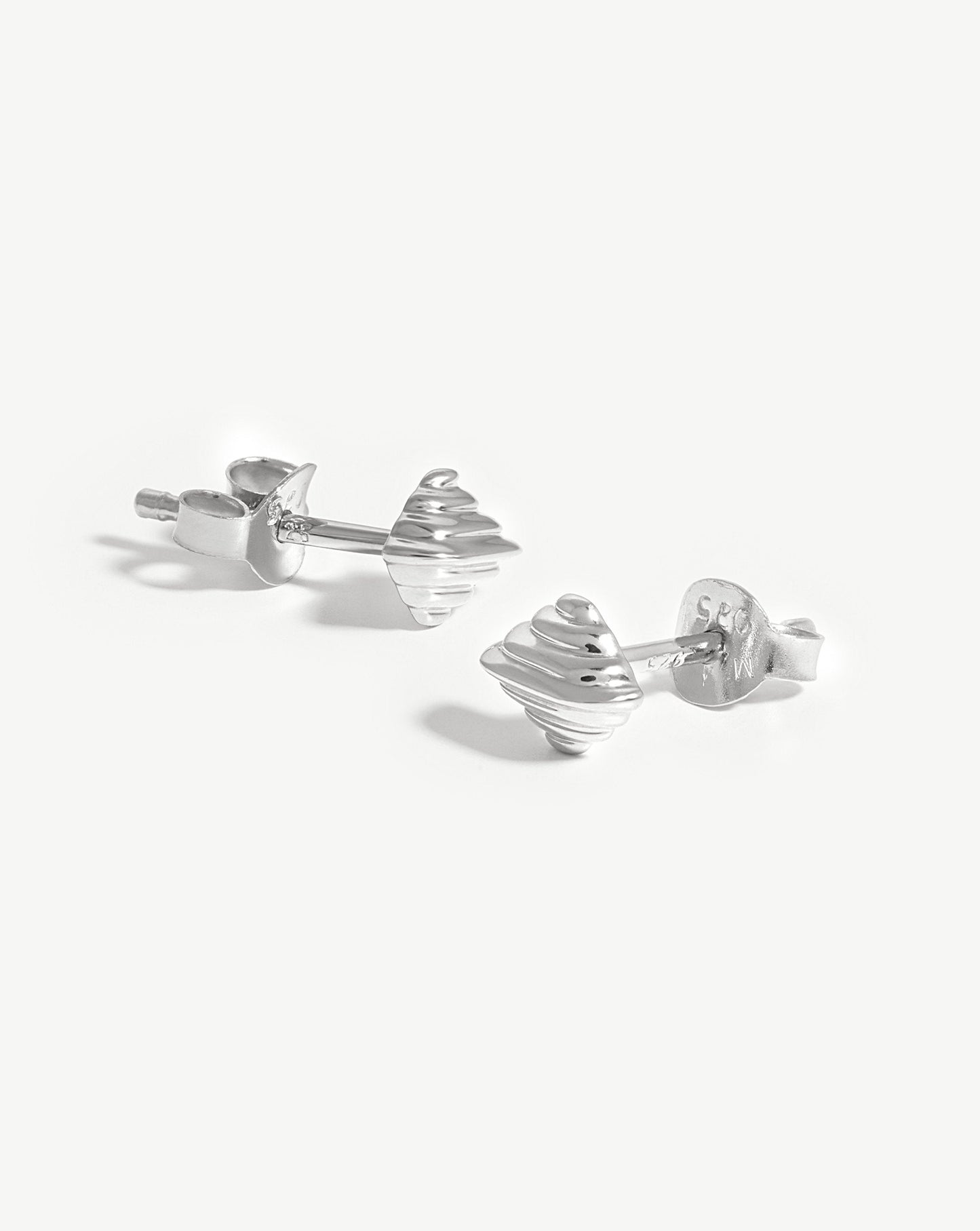 Ridge Stud Earrings