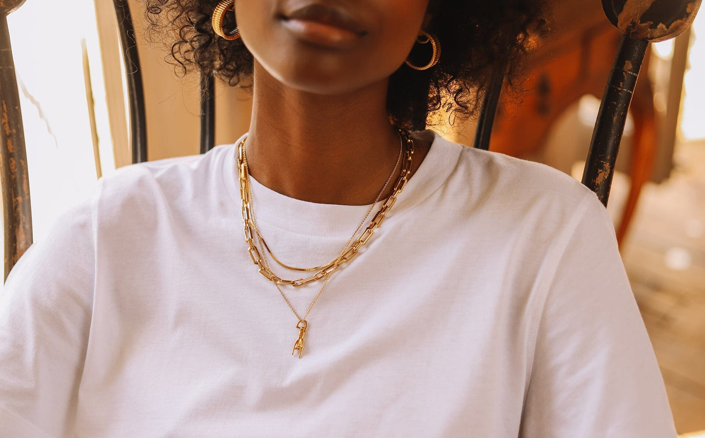 Rock On Charm Necklace | 18ct Gold Plated