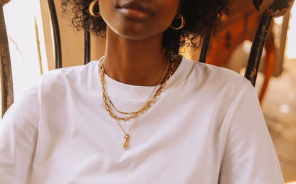 Rock On Charm Necklace | 18ct Gold Plated