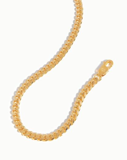 Round Curb Chain Necklace