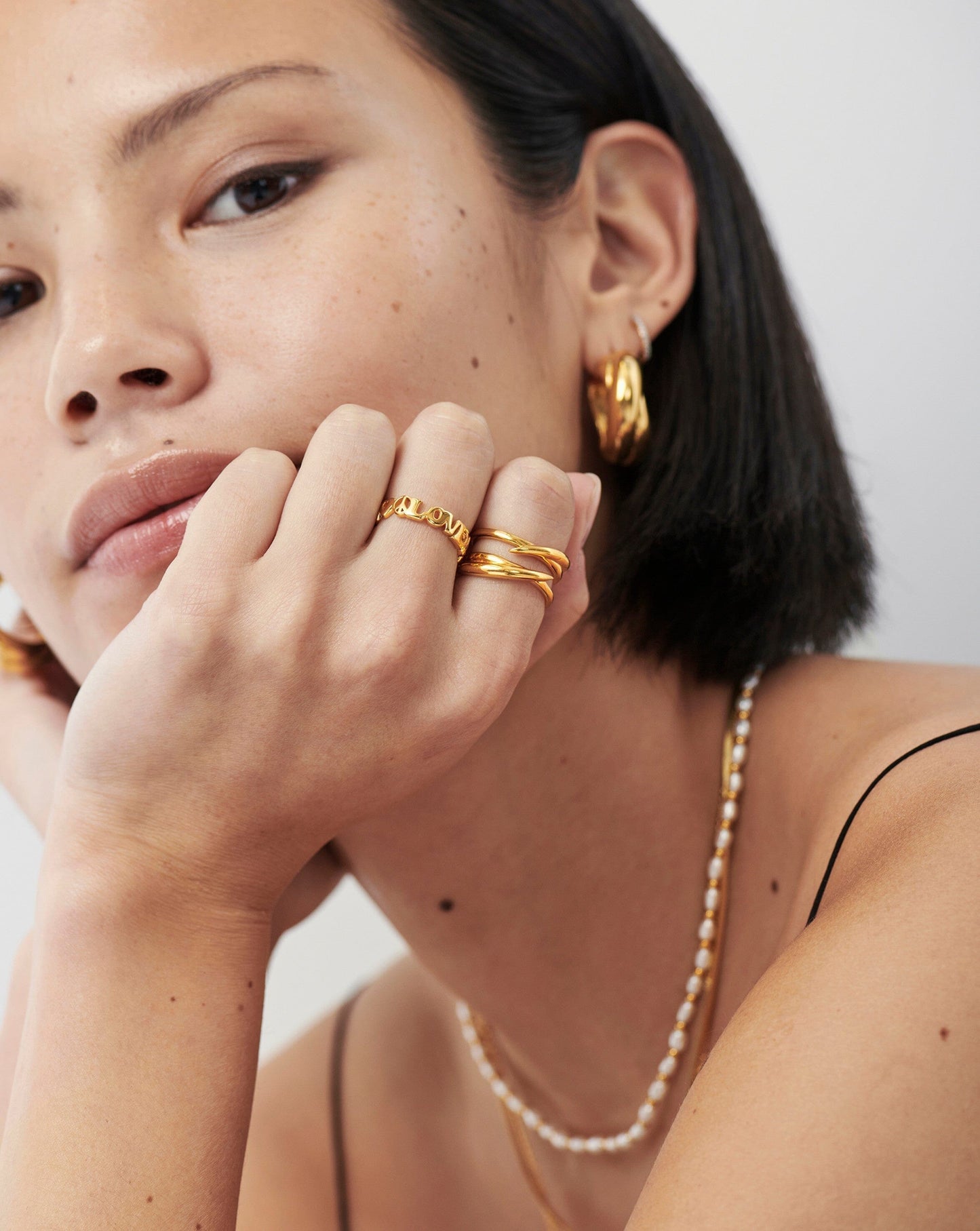 Share the Love Stacking Ring | 18ct Gold Vermeil