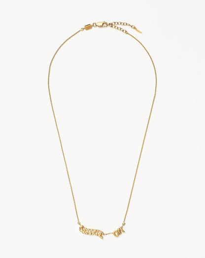 Shine On Pendant Chain Necklace