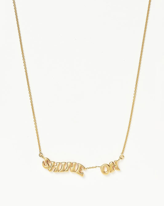 Shine On Pendant Chain Necklace