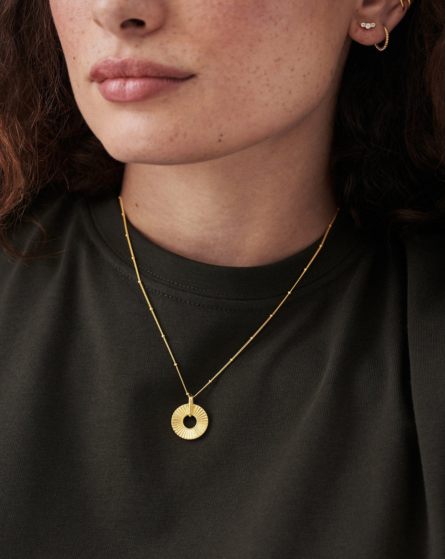 Small Frill Necklace | 18ct Gold Vermeil