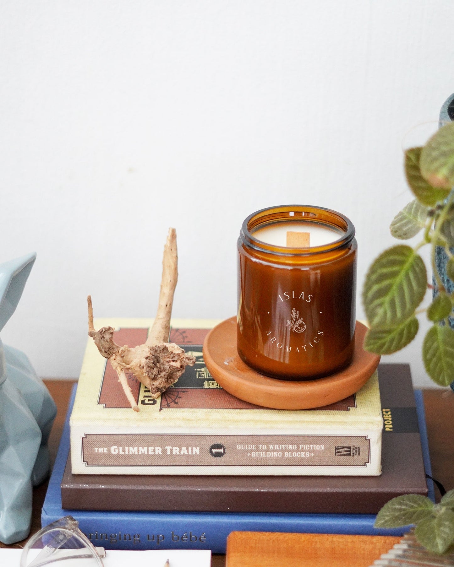 Amber Glass Jars