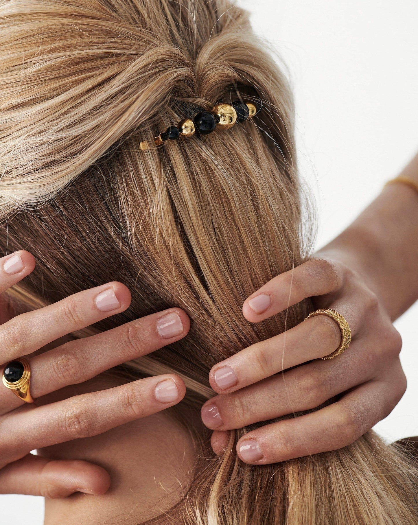 Sphere Beaded Hair Clip