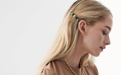 Sphere Beaded Hair Clip