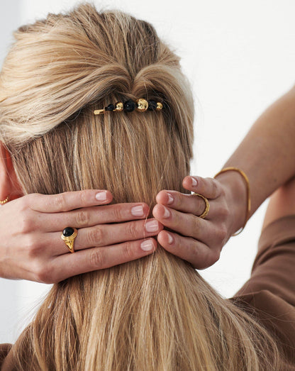 Sphere Beaded Hair Clip