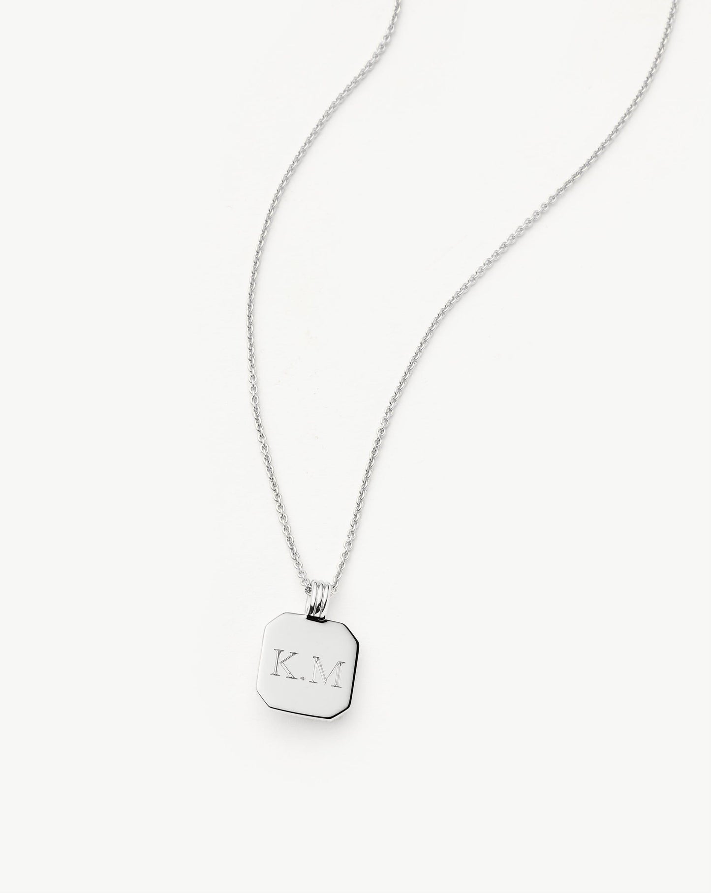 July Birthstone Pendant Necklace | Glass Filled Ruby/July
