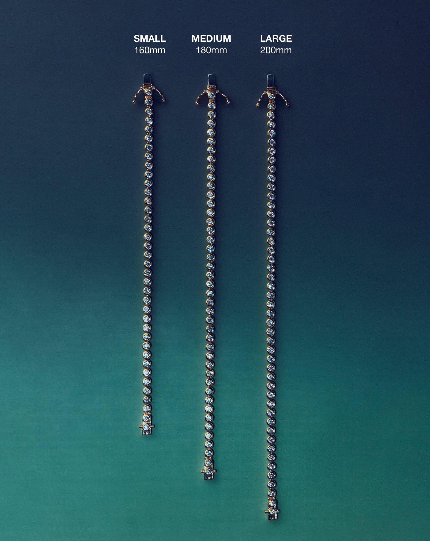 Tennis Round Bracelet | 18ct Gold Vermeil Cubic Zirconia