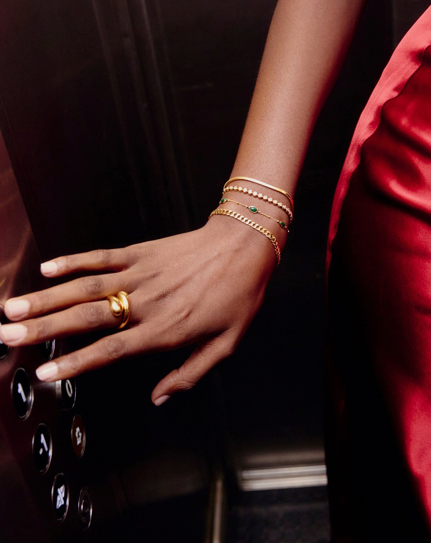 Tennis Round Bracelet | 18ct Gold Vermeil Cubic Zirconia