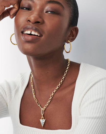 Triangle Clip-on Pendant