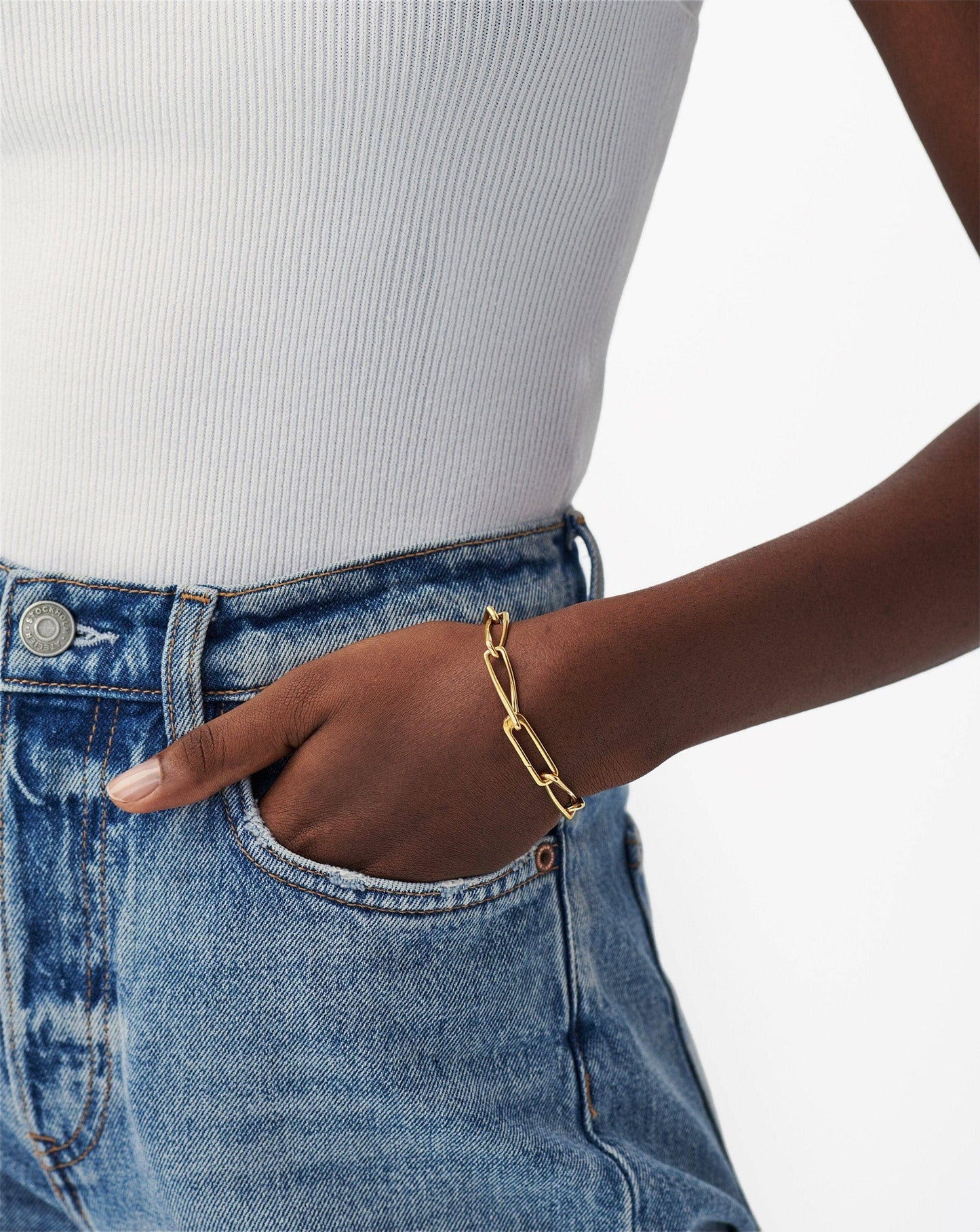 Twisted Link Chain Bracelet