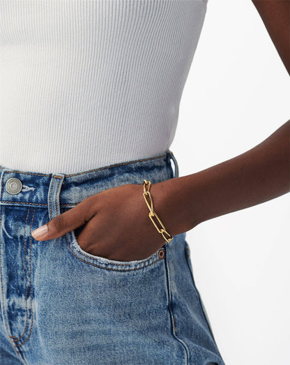 Twisted Link Chain Bracelet