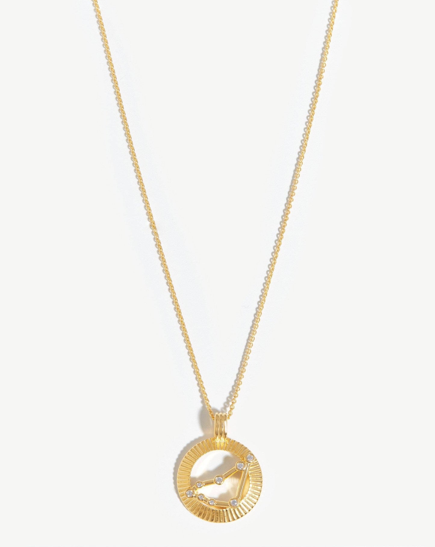 Zodiac Constellation Pendant Necklace - Capricorn| 18ct Gold Vermeil/Capricorn