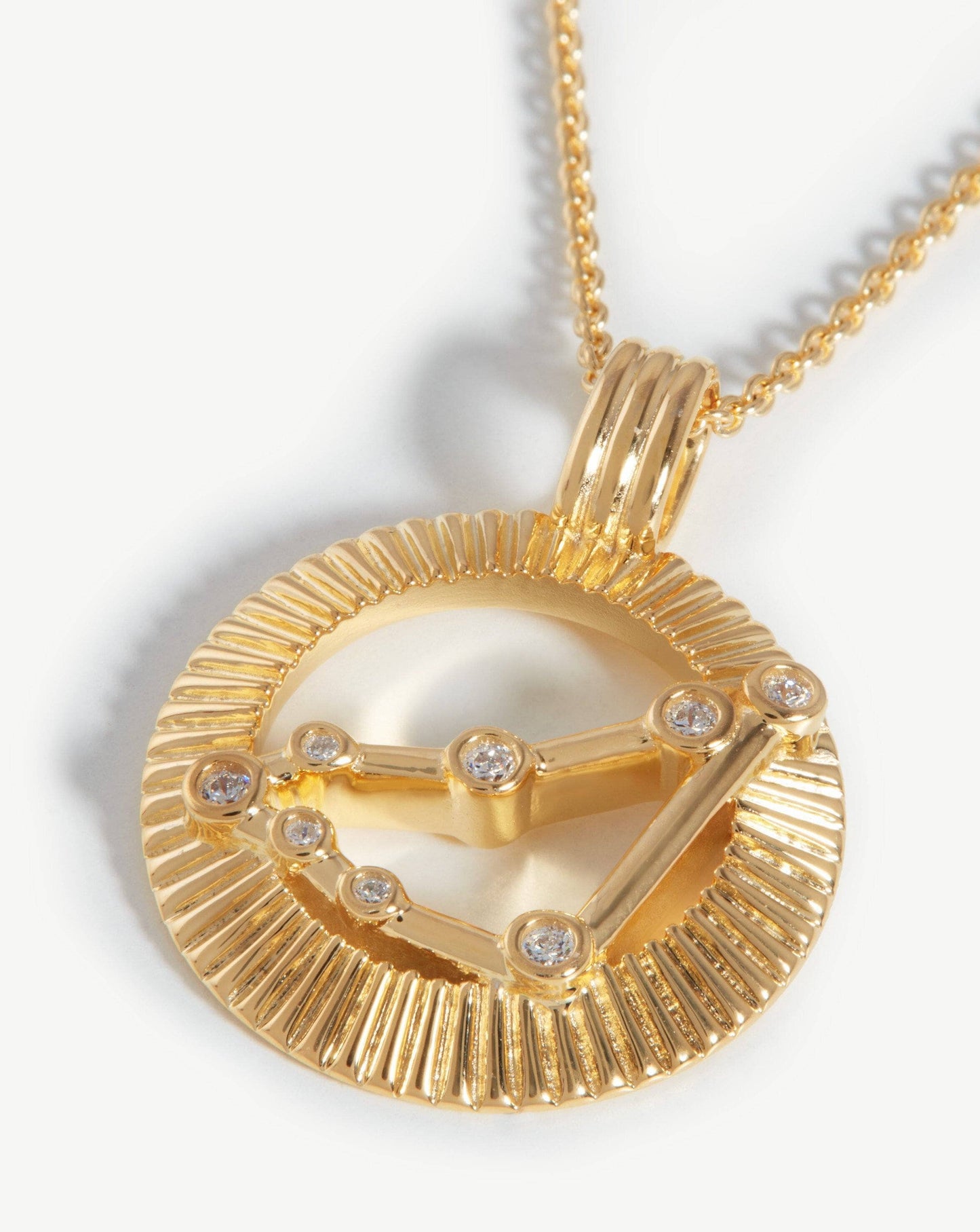 Zodiac Constellation Pendant Necklace - Capricorn| 18ct Gold Vermeil/Capricorn