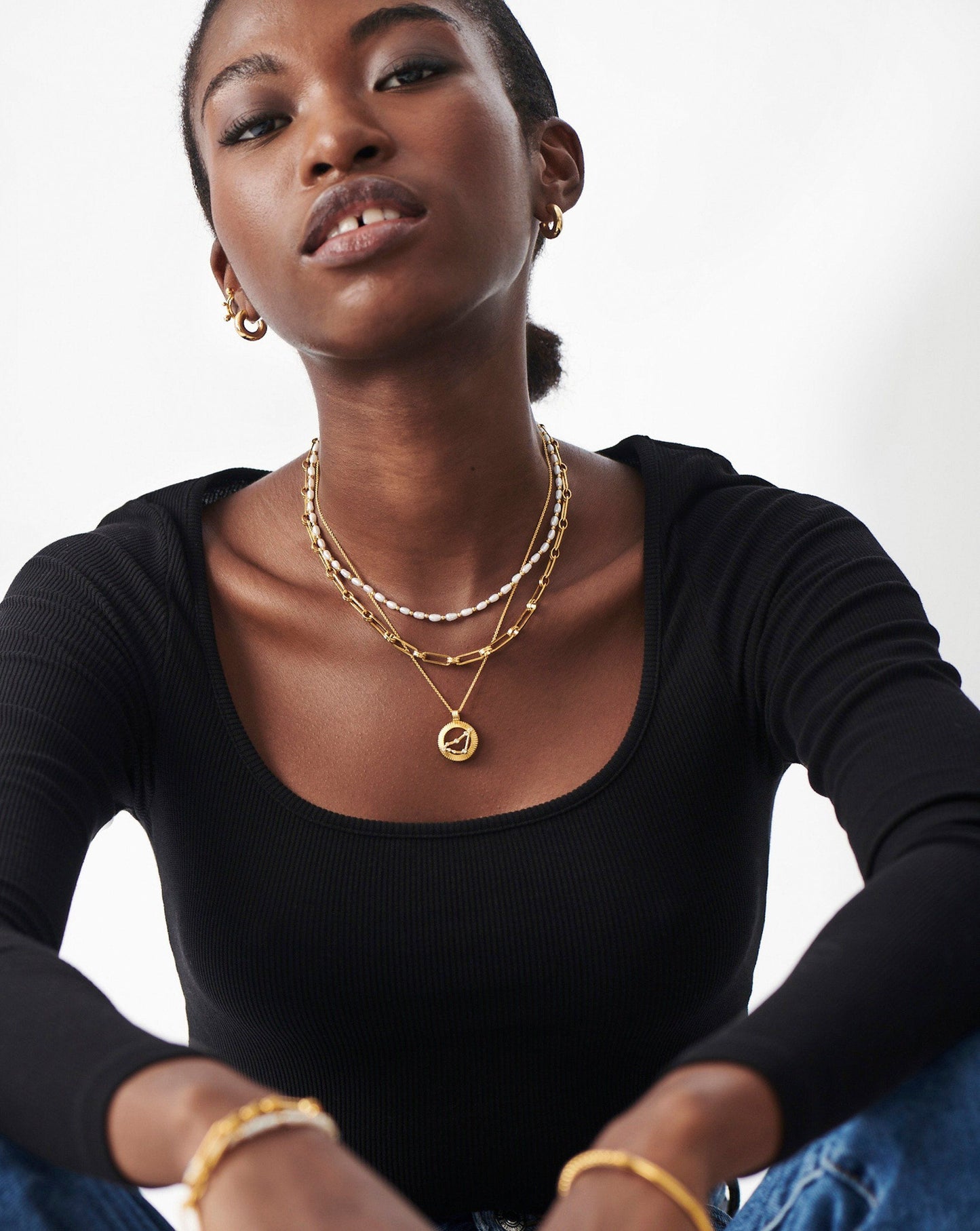 Zodiac Constellation Pendant Necklace - Capricorn| 18ct Gold Vermeil/Capricorn