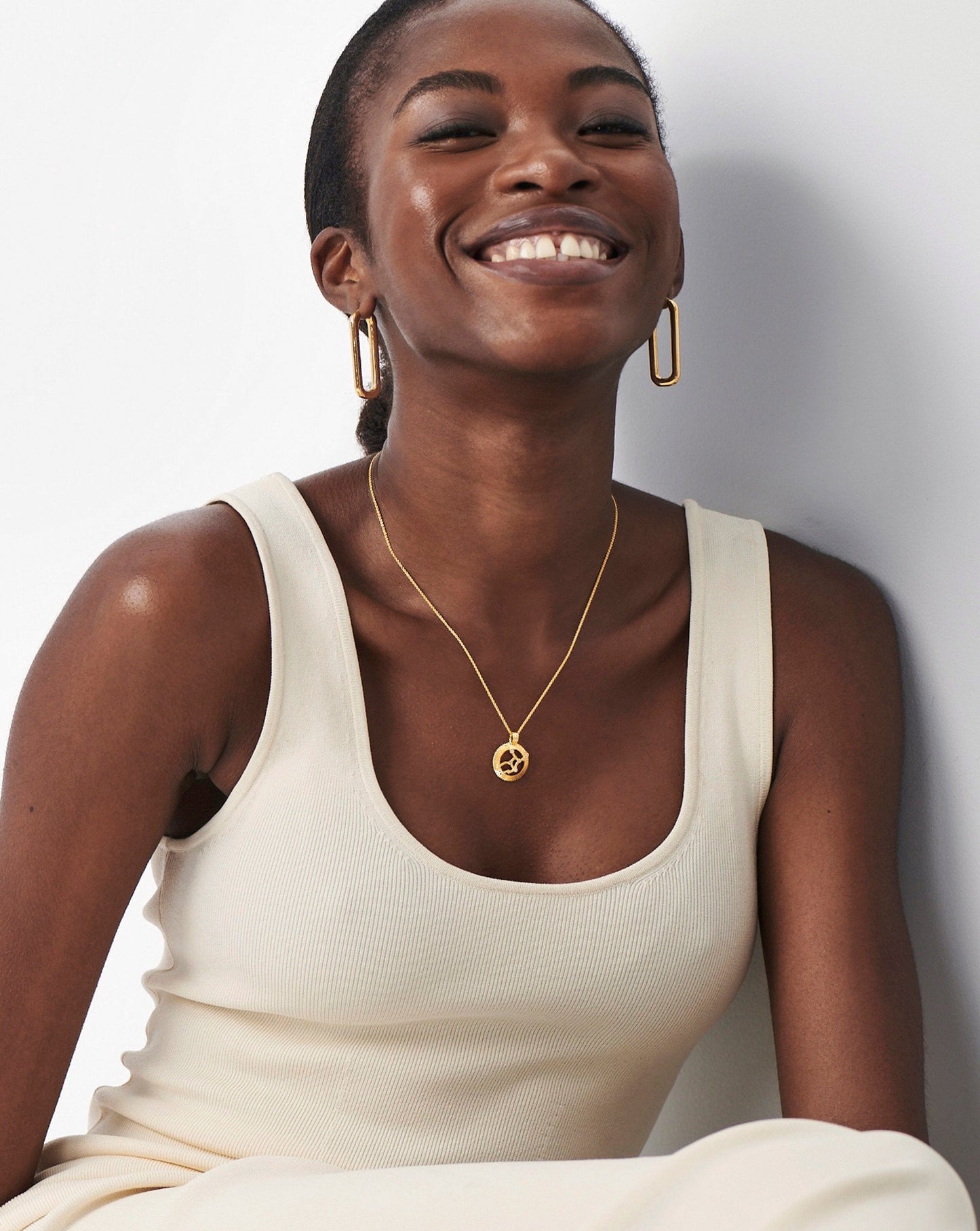 Zodiac Constellation Pendant Necklace - Virgo | 18ct Gold Vermeil/Virgo